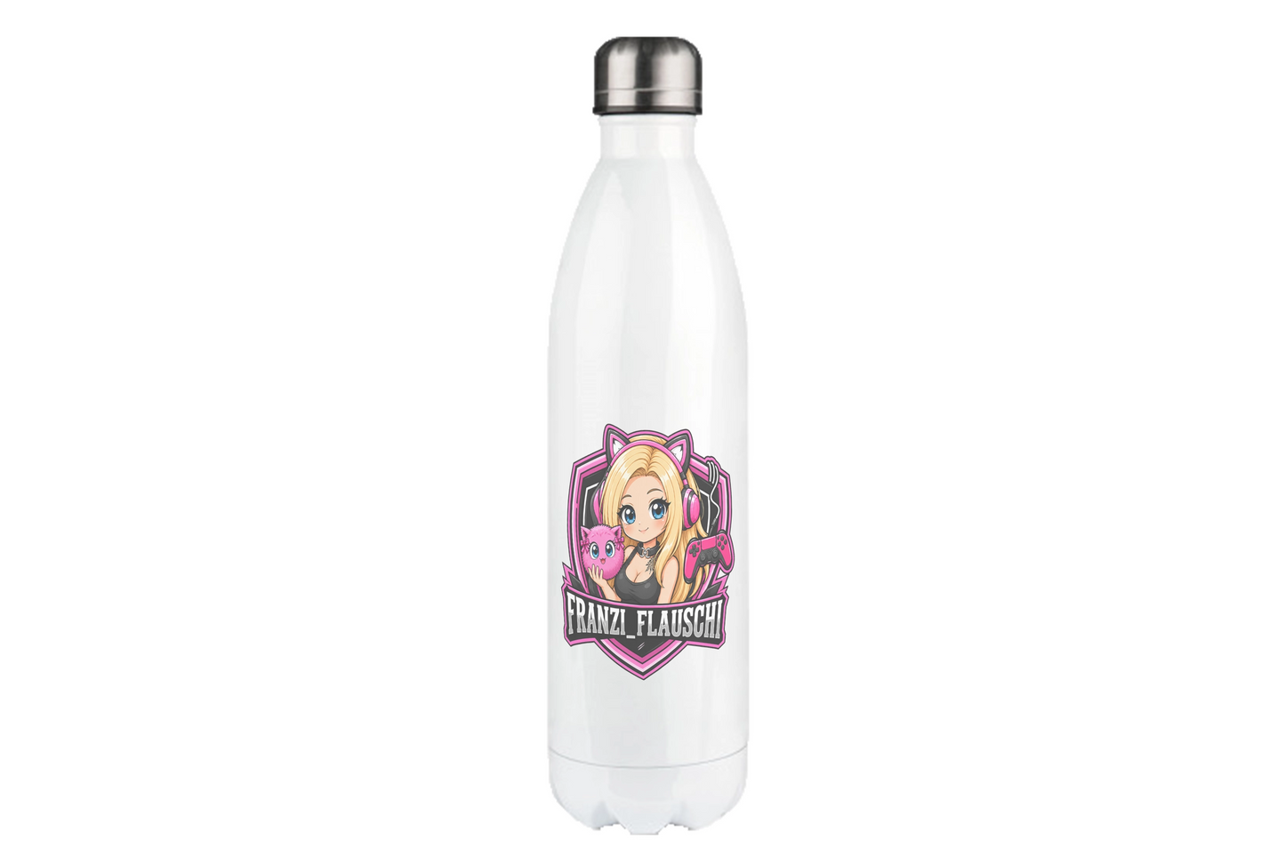 Franzi_Flauschi Logo - Edelstahl Thermoflaschen / Thermobecher