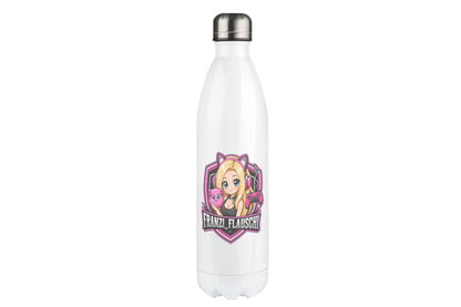 Franzi_Flauschi Logo - Edelstahl Thermoflaschen / Thermobecher