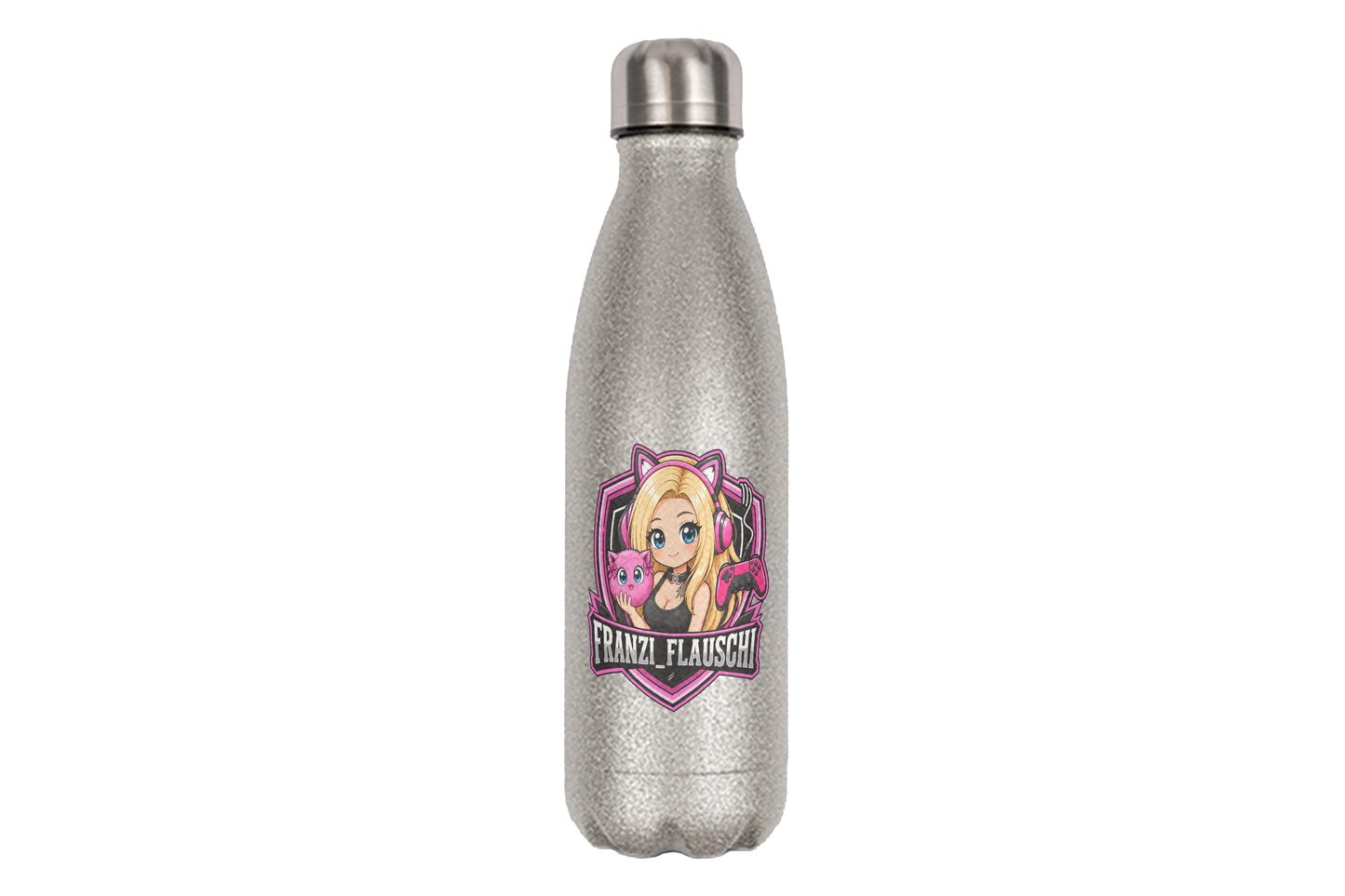 Franzi_Flauschi Logo - Edelstahl Thermoflaschen / Thermobecher