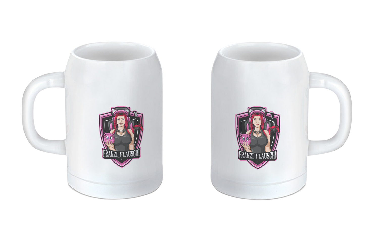 Franzi_Flauschi Logo - Tassen / Magic / XXL / Bierkrüge / Edelstahl