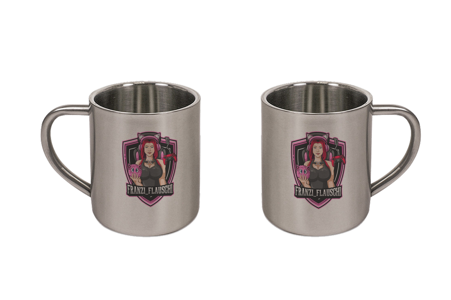 Franzi_Flauschi Logo - Tassen / Magic / XXL / Bierkrüge / Edelstahl