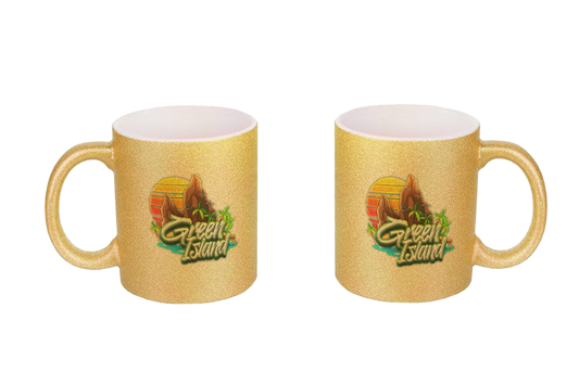 Greenislandndrp Logo - Glitzertassen