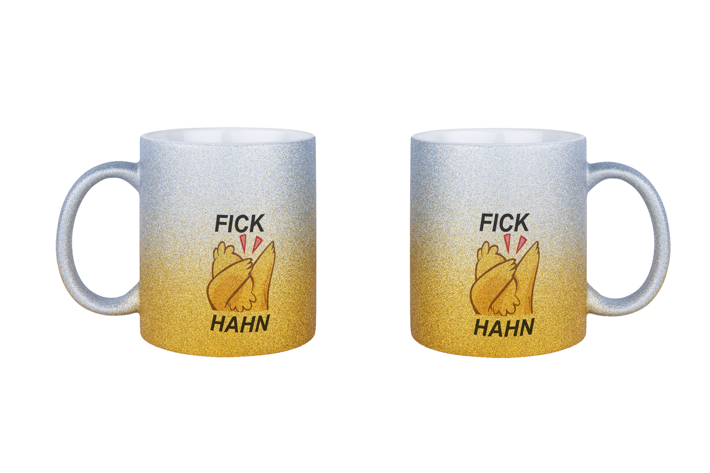 Hahn Fk - Glitzertassen