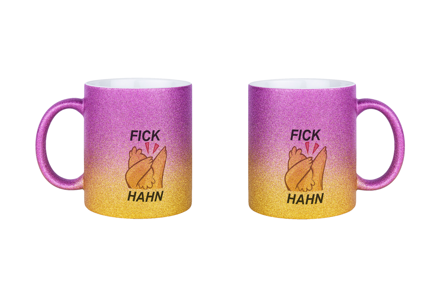 Hahn Fk - Glitzertassen