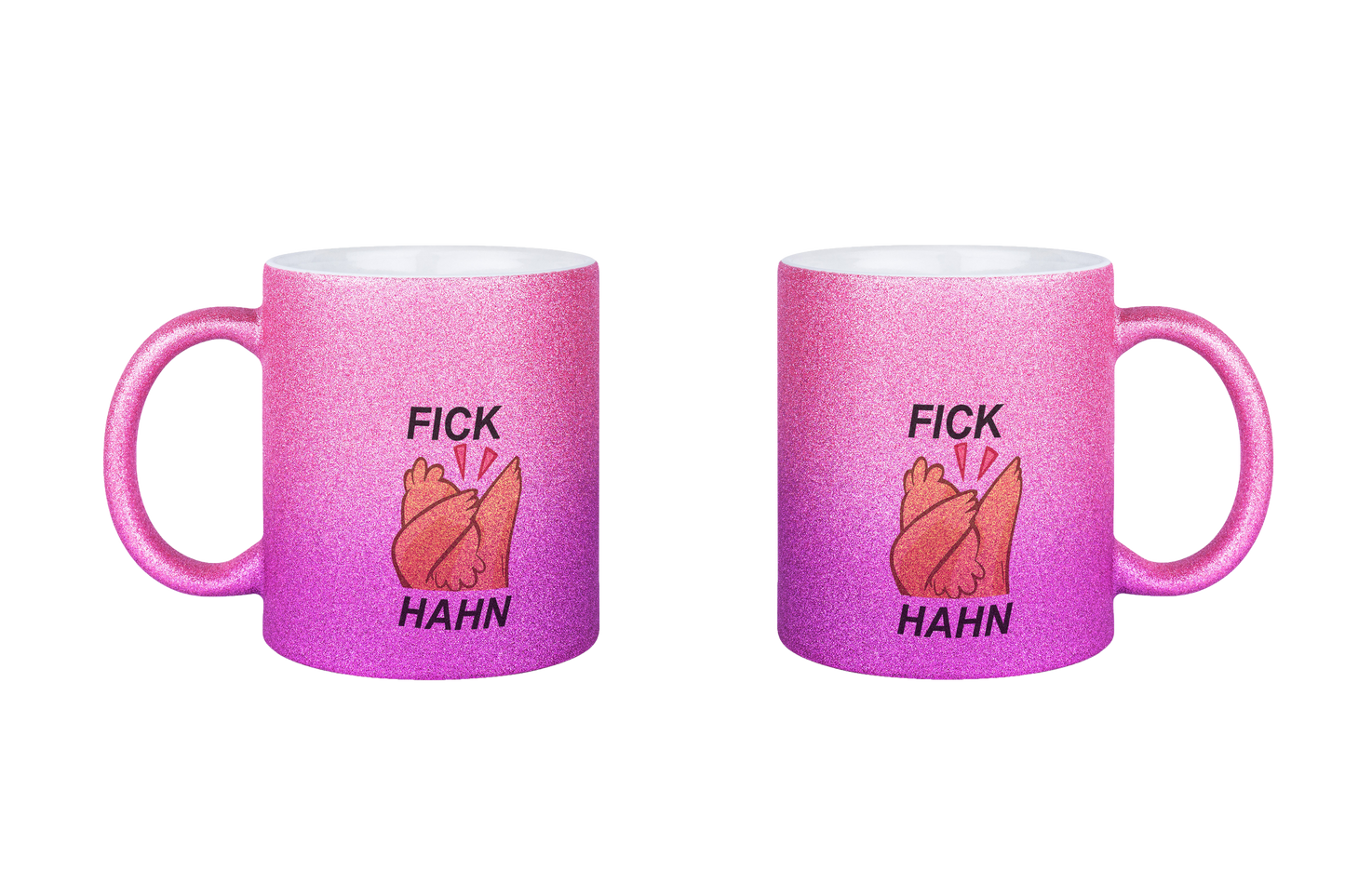 Hahn Fk - Glitzertassen