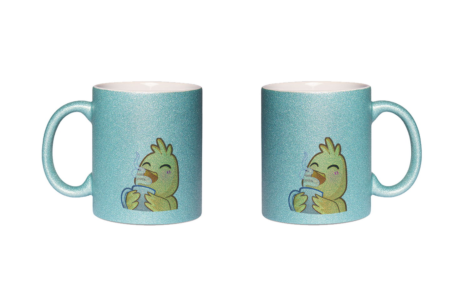 Hahn Kaffee - Glitzertassen