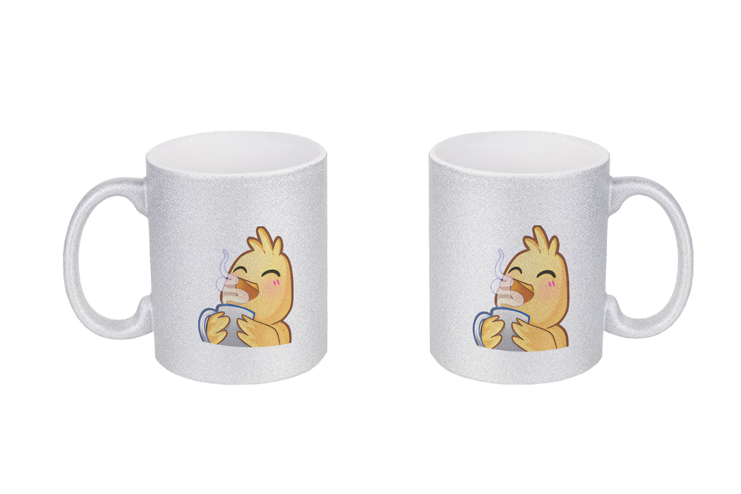 Hahn Kaffee - Glitzertassen