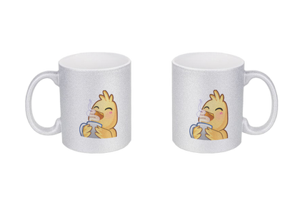 Hahn Kaffee - Glitzertassen
