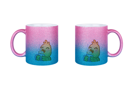 Hahn Kaffee - Glitzertassen