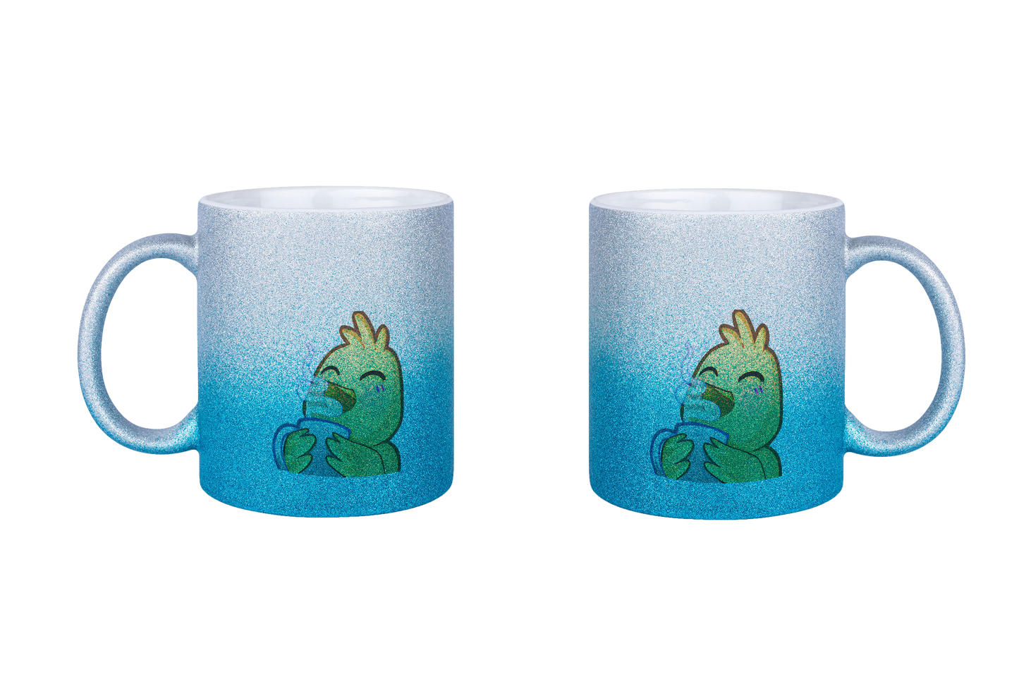Hahn Kaffee - Glitzertassen