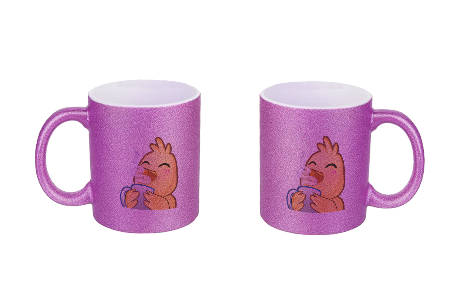 Hahn Kaffee - Glitzertassen