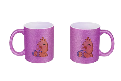 Hahn Kaffee - Glitzertassen