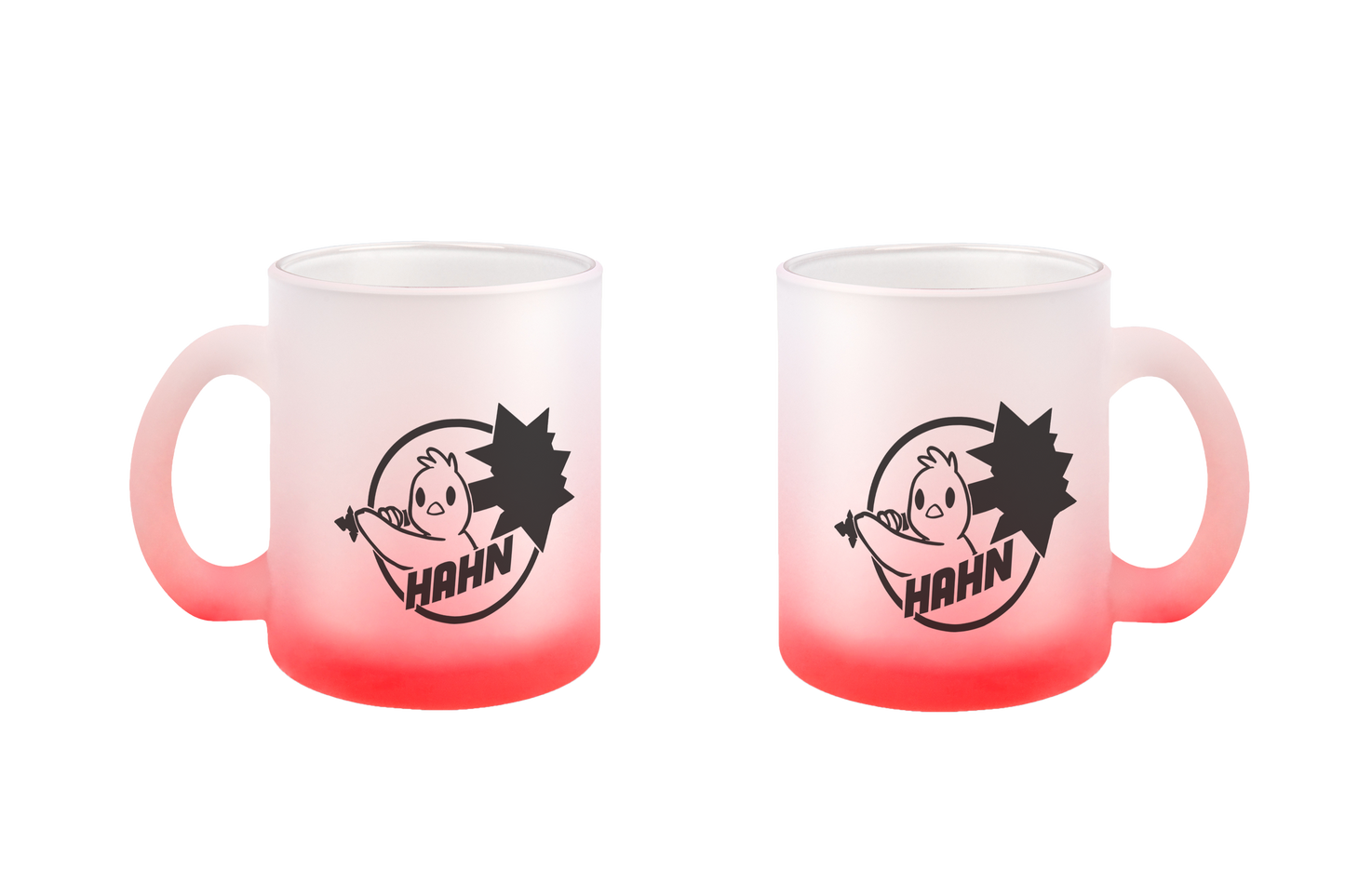 Hahn Logo - Glastassen