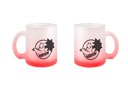 Hahn Logo - Glastassen