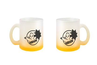 Hahn Logo - Glastassen