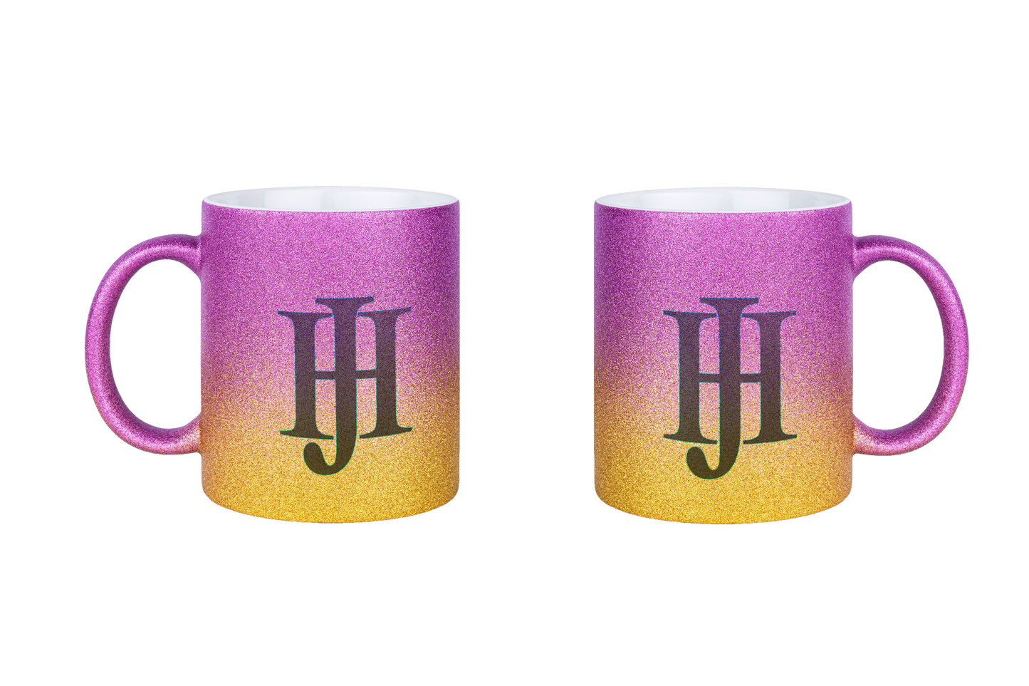 HuwJeffner Logo - Glitzertassen