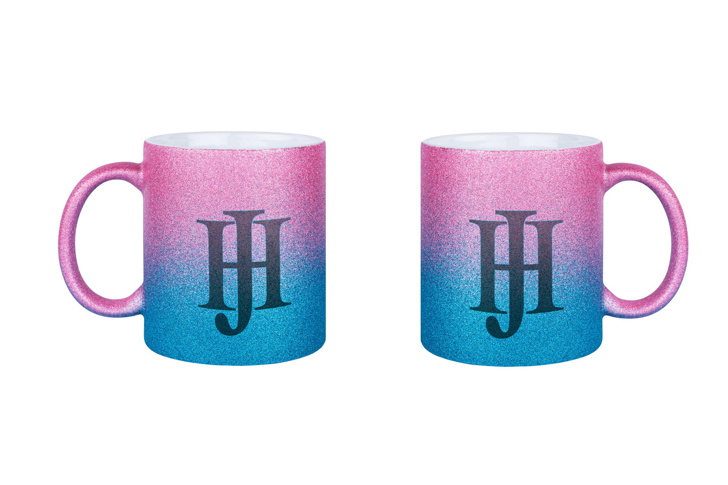 HuwJeffner Logo - Glitzertassen
