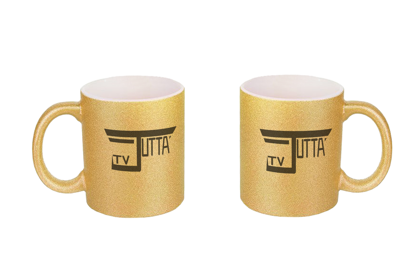 Jutta_tv Schriftzug - Glitzertassen