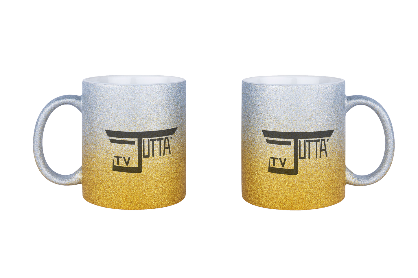 Jutta_tv Schriftzug - Glitzertassen