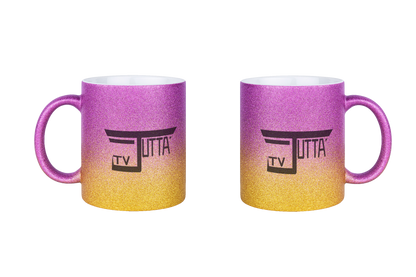 Jutta_tv Schriftzug - Glitzertassen