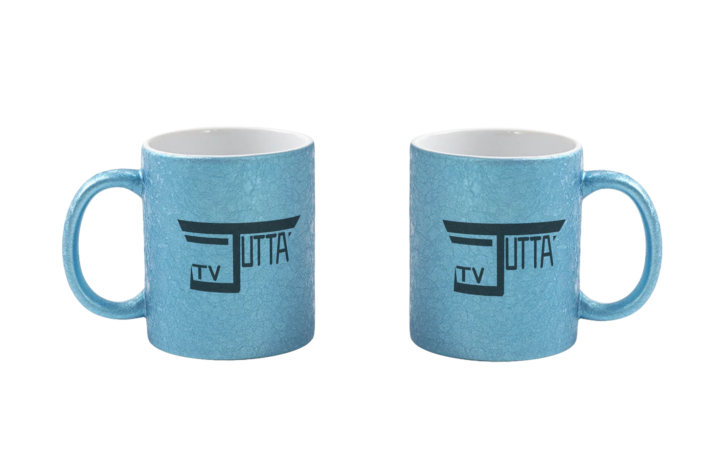 Jutta_tv Schriftzug - CrackleFinish Tassen