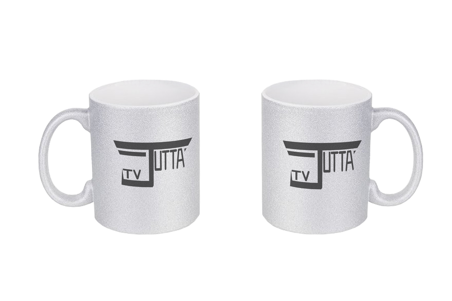 Jutta_tv Schriftzug - Glitzertassen