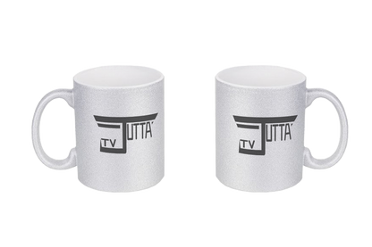 Jutta_tv Schriftzug - Glitzertassen