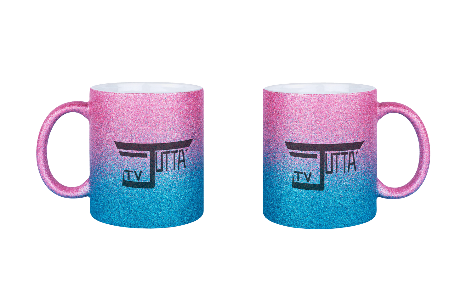 Jutta_tv Schriftzug - Glitzertassen