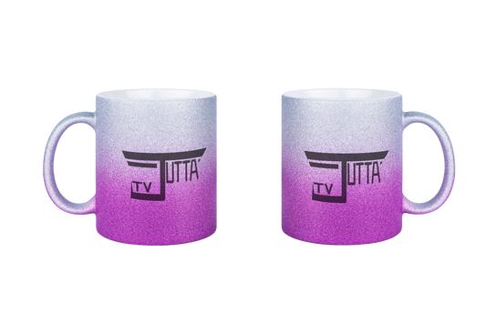 Jutta_tv Schriftzug - Glitzertassen