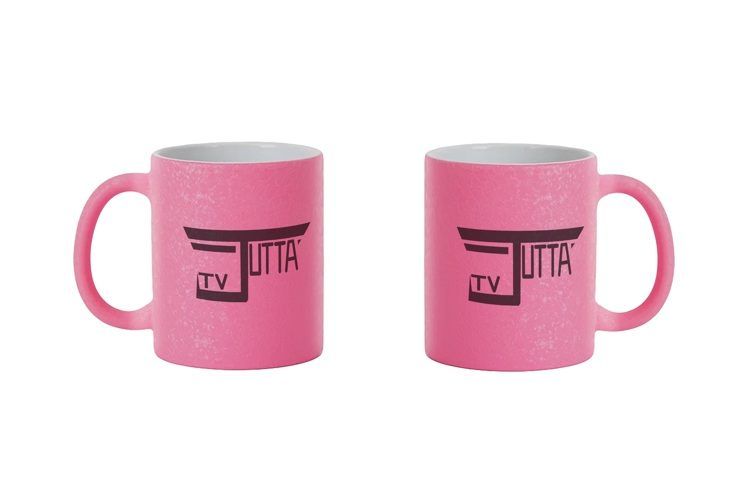 Jutta_tv Schriftzug - CrackleFinish Tassen