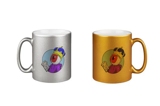 KekLuck Logo - Silber- und Goldtassen Bundle
