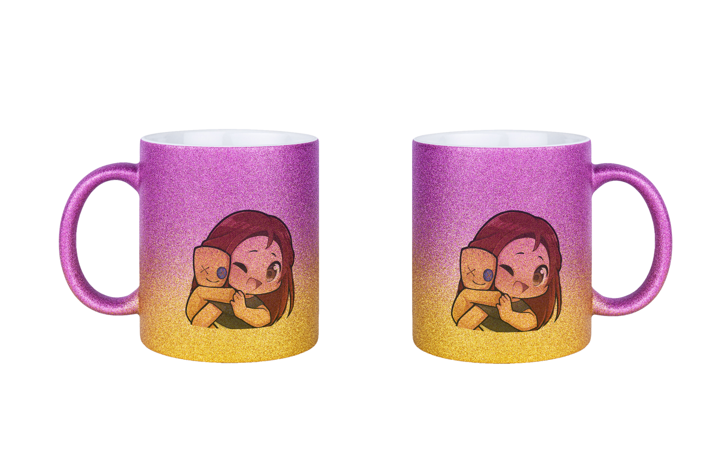 KoRngirL81 Hug - Glitzertassen
