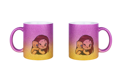 KoRngirL81 Hug - Glitzertassen