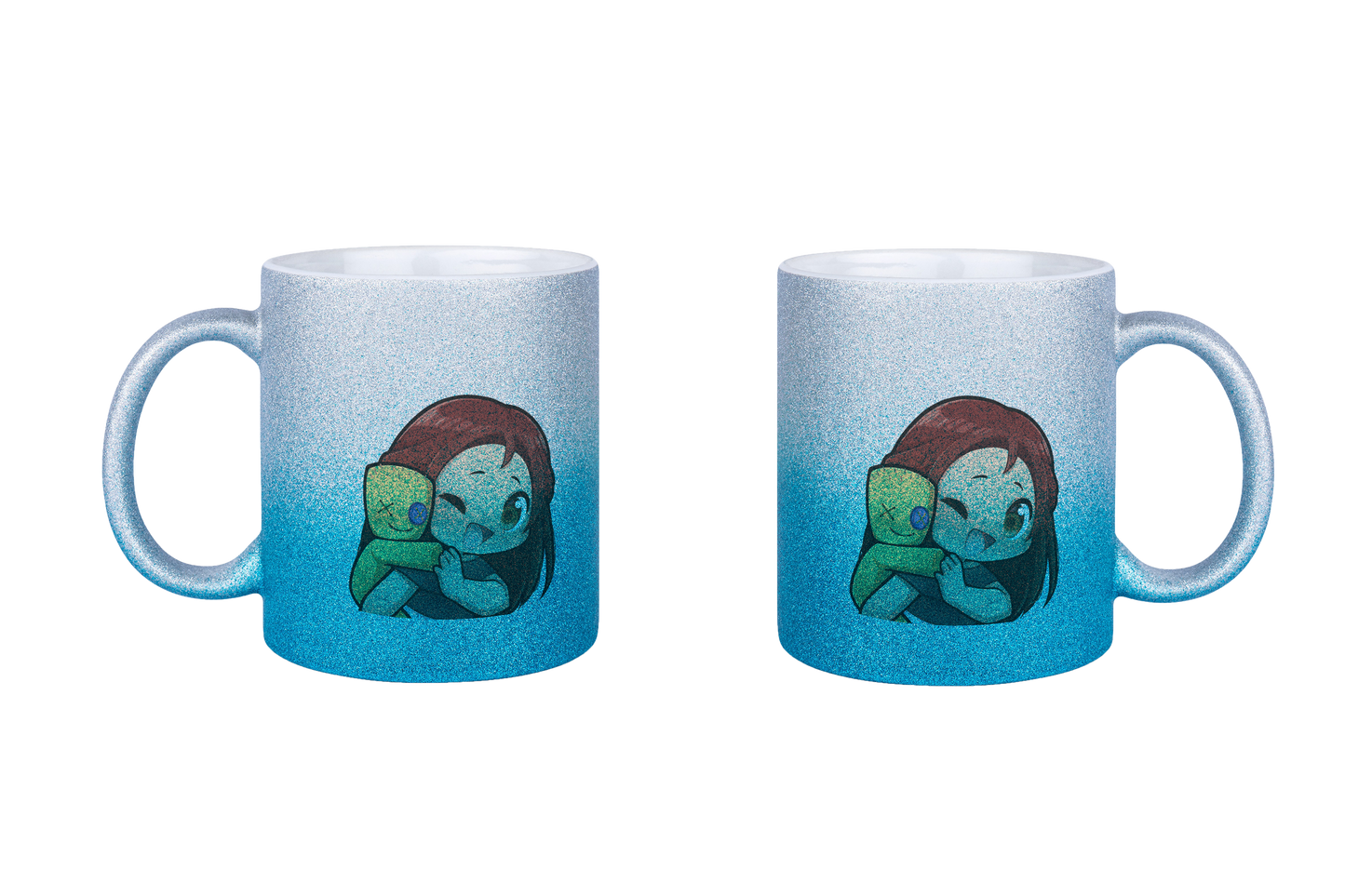 KoRngirL81 Hug - Glitzertassen
