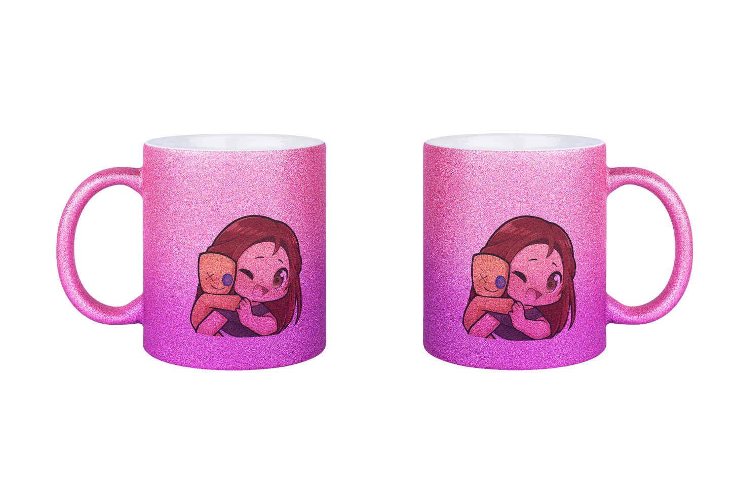 KoRngirL81 Hug - Glitzertassen