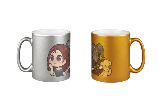 KoRngirL81 Huntress - Silber- und Goldtassen Bundle