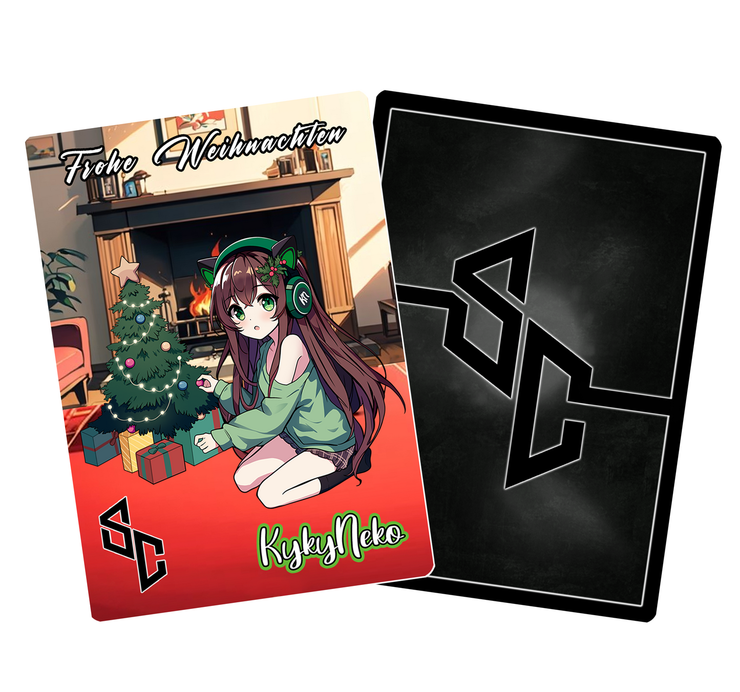 StreamerCard von KykyNeko "Frohe Weihnachten"