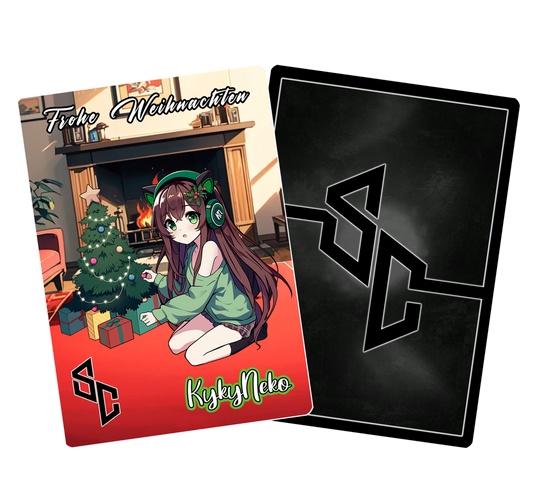 StreamerCard von KykyNeko "Frohe Weihnachten"