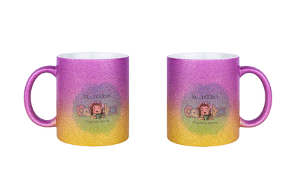 La_N00ba Logo - Glitzertassen