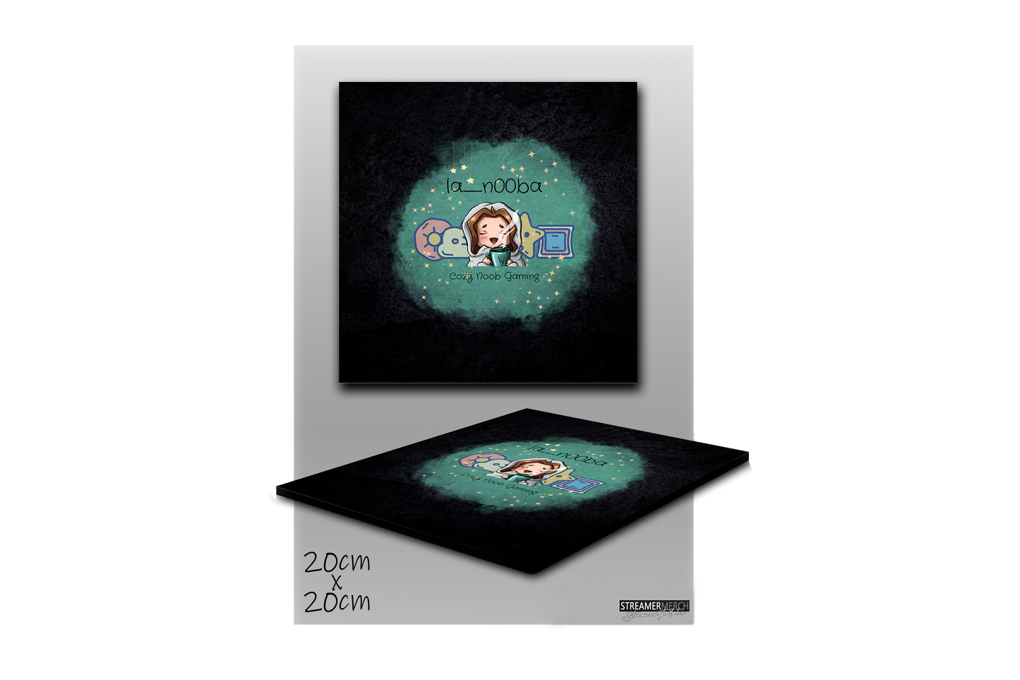 La_N00ba Logo - StreamerPlates