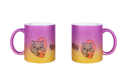 LillyTheChilly Heart - Glitzertassen