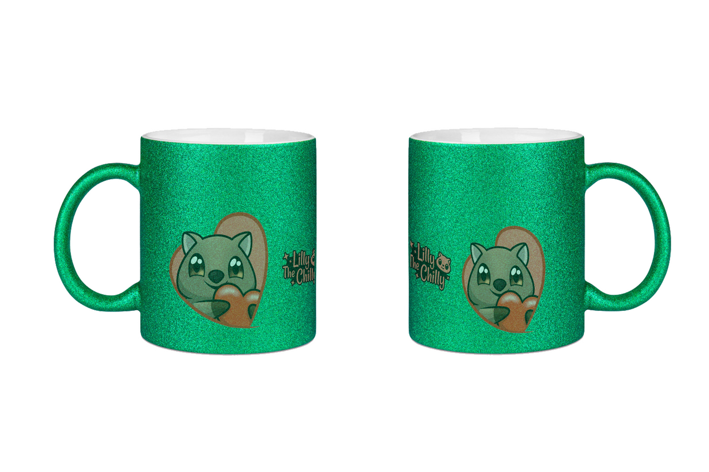 LillyTheChilly Heart - Glitzertassen