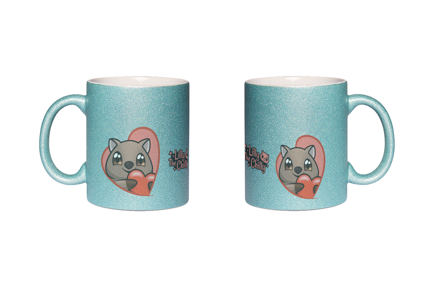 LillyTheChilly Heart - Glitzertassen