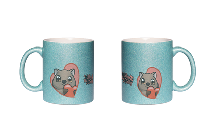 LillyTheChilly Heart - Glitzertassen