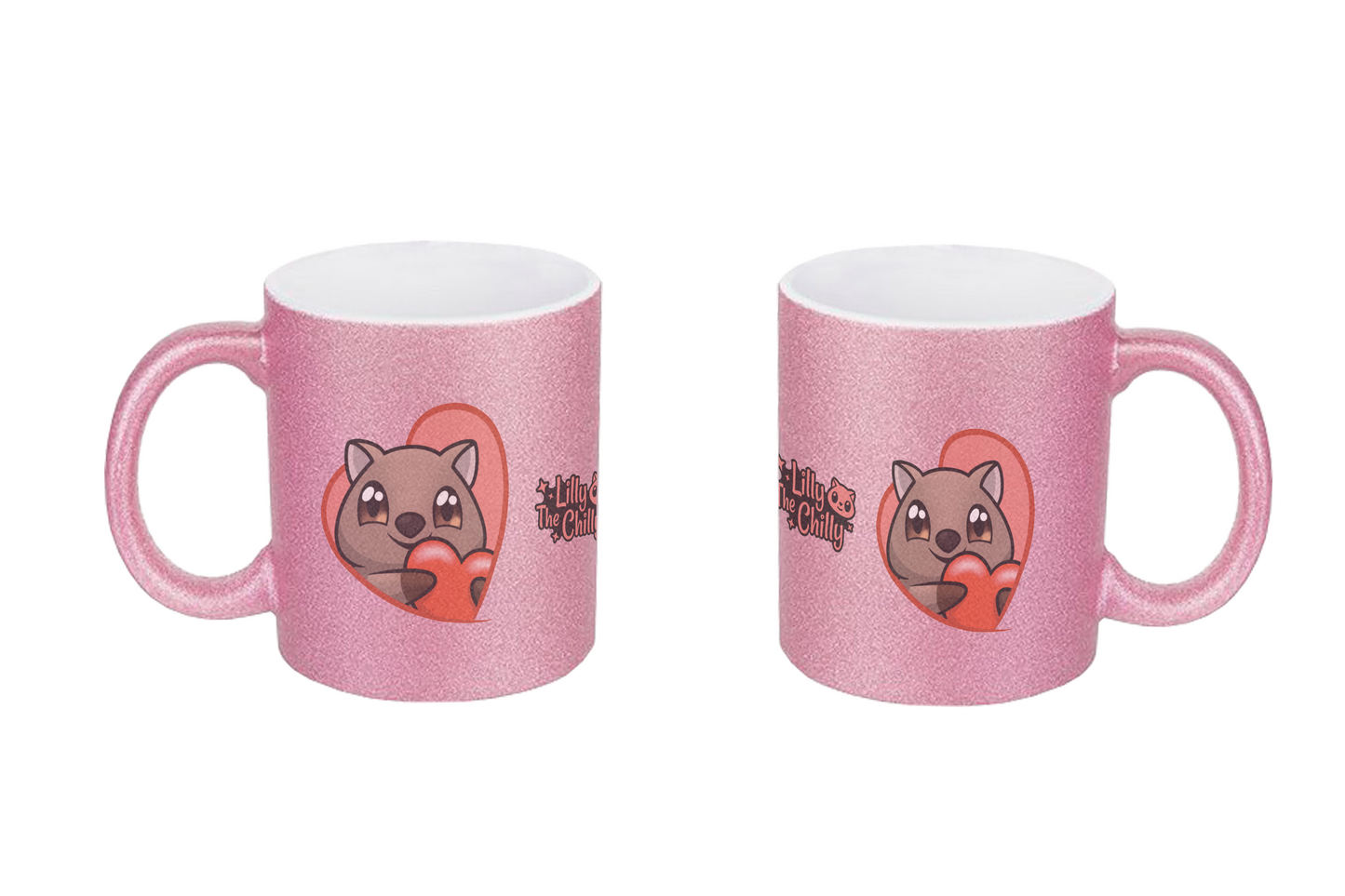 LillyTheChilly Heart - Glitzertassen