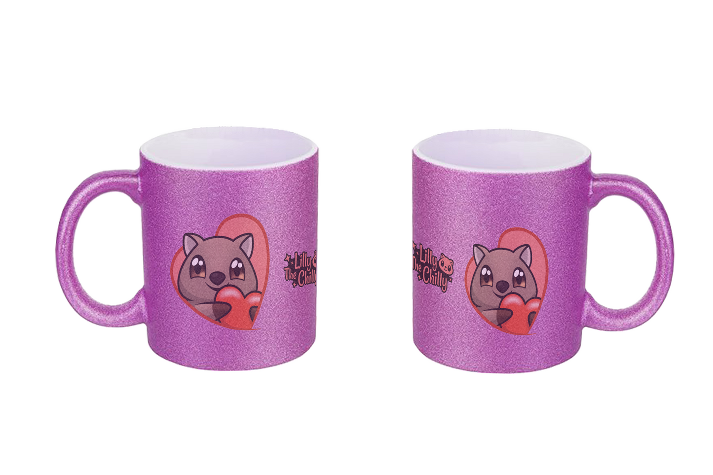 LillyTheChilly Heart - Glitzertassen