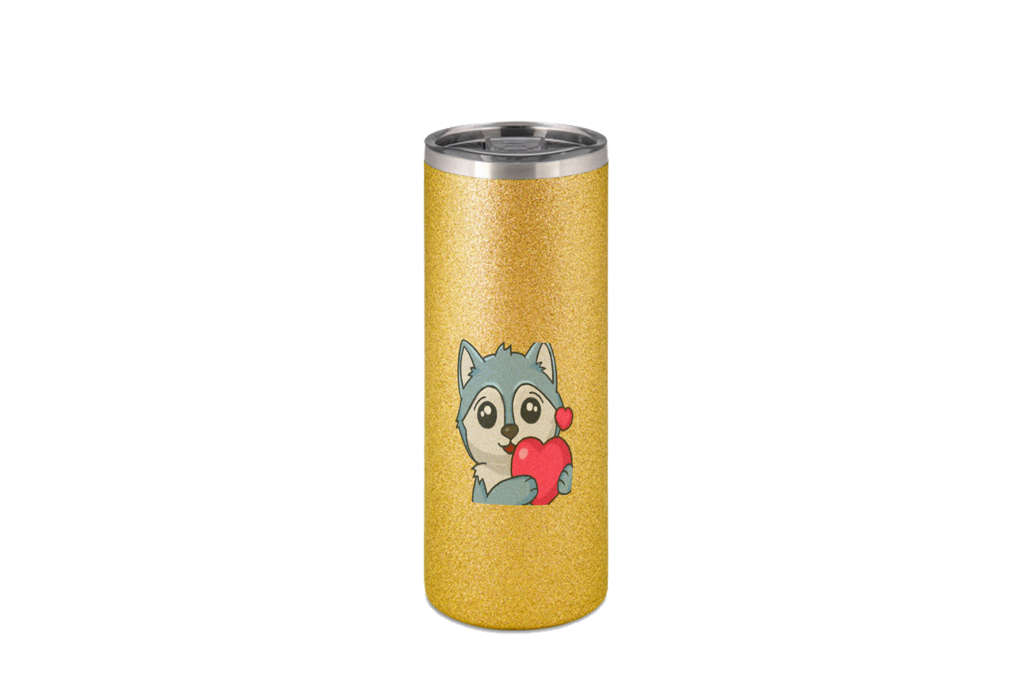 Manchi188 Herz - Edelstahl Thermoflaschen / Thermobecher