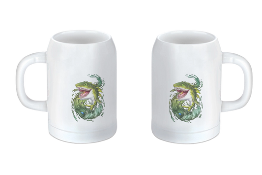 LupiArts Megalodon Ancient - Tassen / Magic / XXL / Bierkrüge / Edelstahl