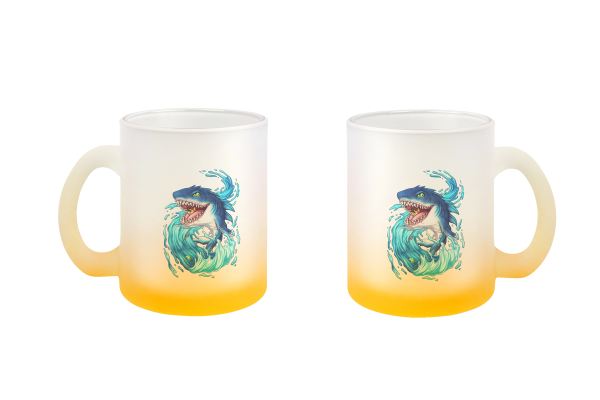 LupiArts Megalodon Hungering - Glastassen