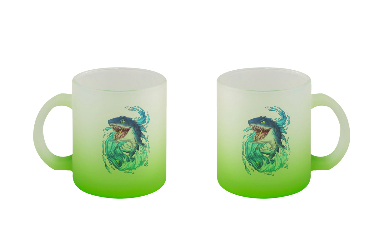 LupiArts Megalodon Hungering - Glastassen